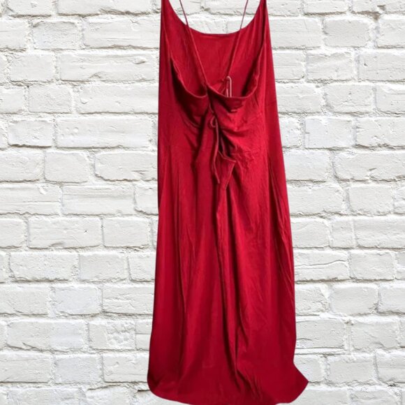 4X Everyday Split Strap Backless Bodycon Midi Chill Dress-Sensational NWT - Picture 5 of 8